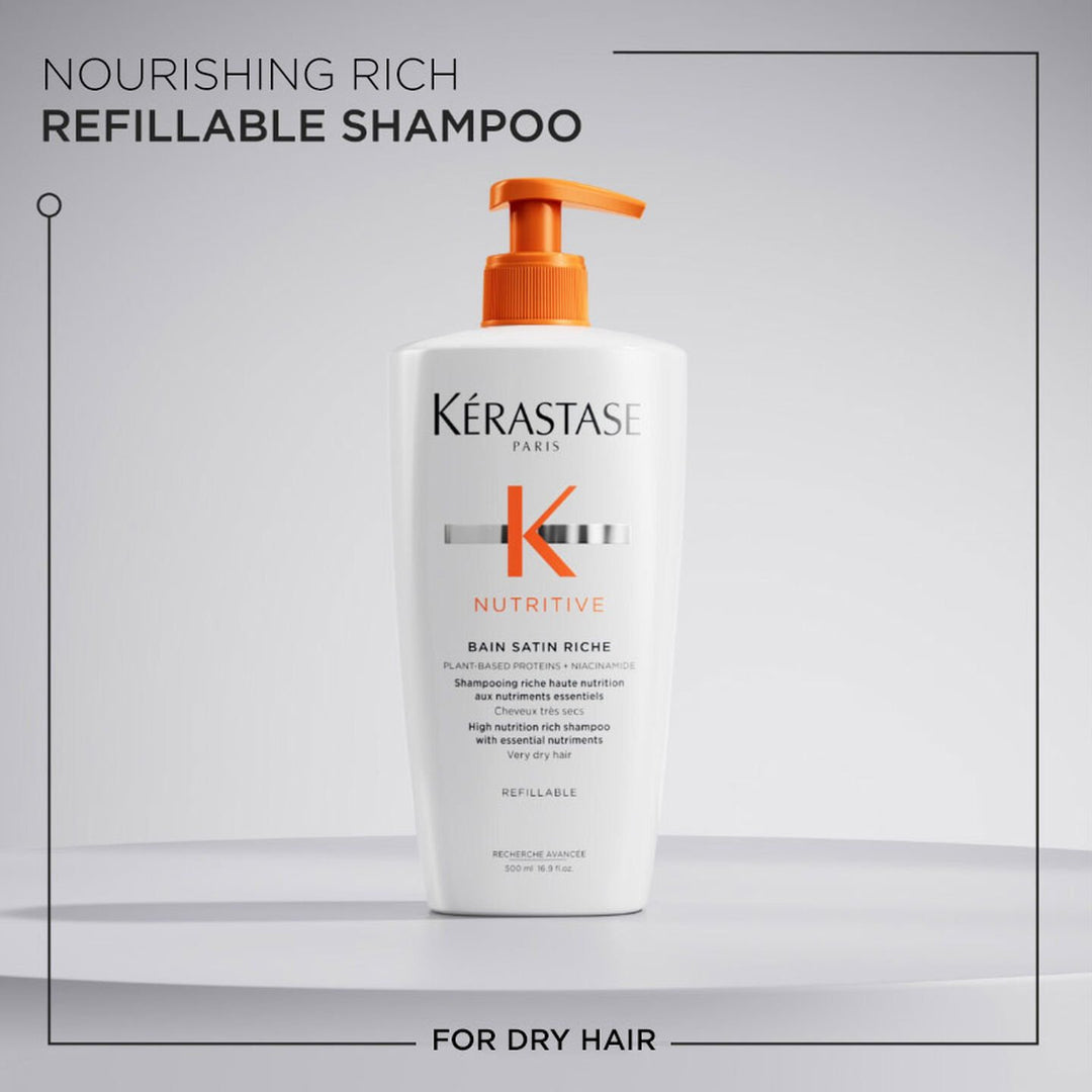 Nutritive Bain Satin Riche Shampoo - 500ML