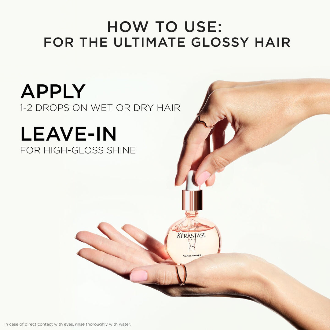 GLOSS ABSOLU GLAZE DROPS ANTI-FRIZZ HAIR OIL
